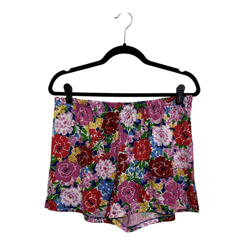 Size Large Kate Spade Women's Floral Print Two-Piece Shorts Pajama Set - Picture 3 of 4